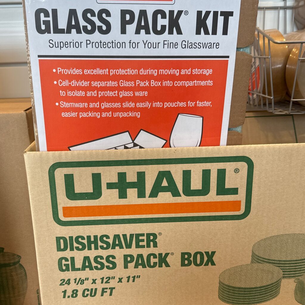 Glass pack with box